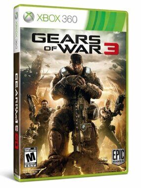 Gears of War 3 Xbox 360 Complete CIB – Disc + Manual